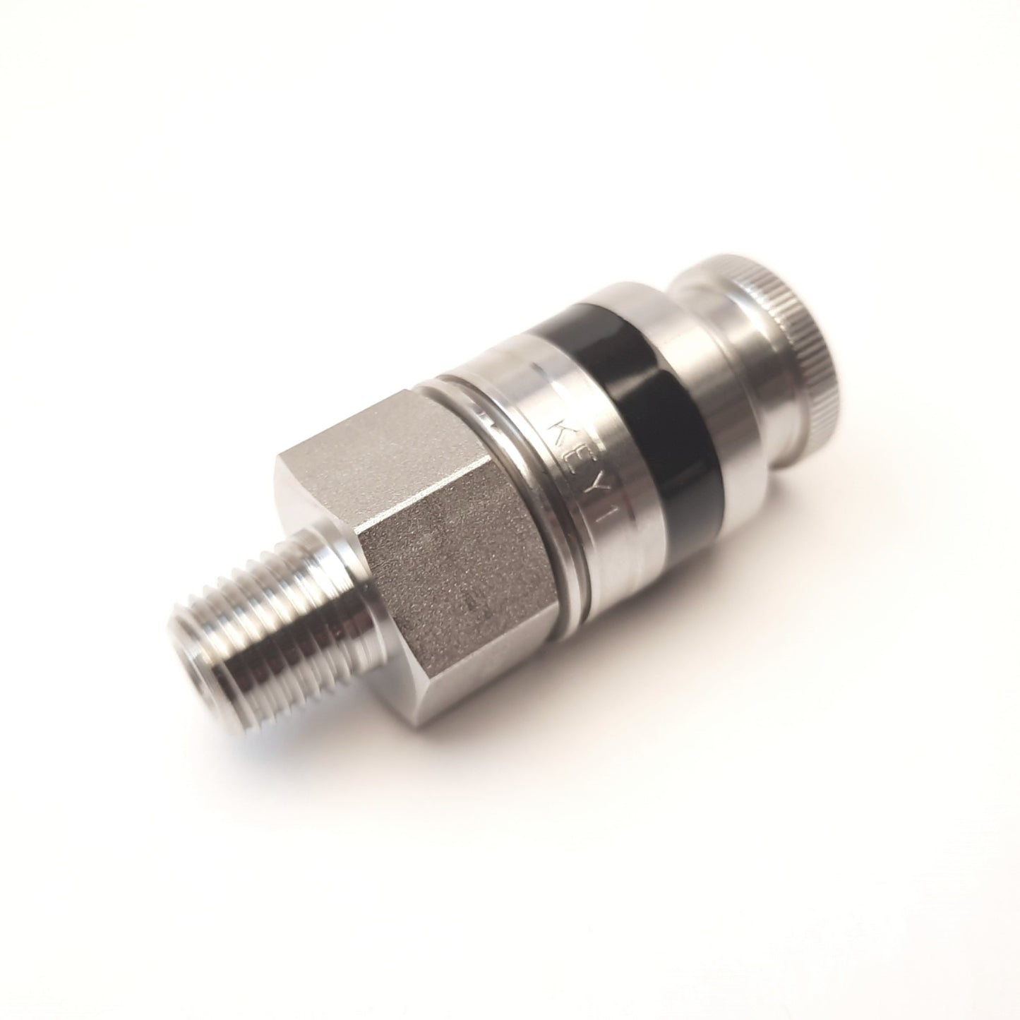 New – Open box Swagelok SS-QTM4-D-4PMK1 DESO Valved Quick Connect Stem, Stainless Steel 1/4"NPT