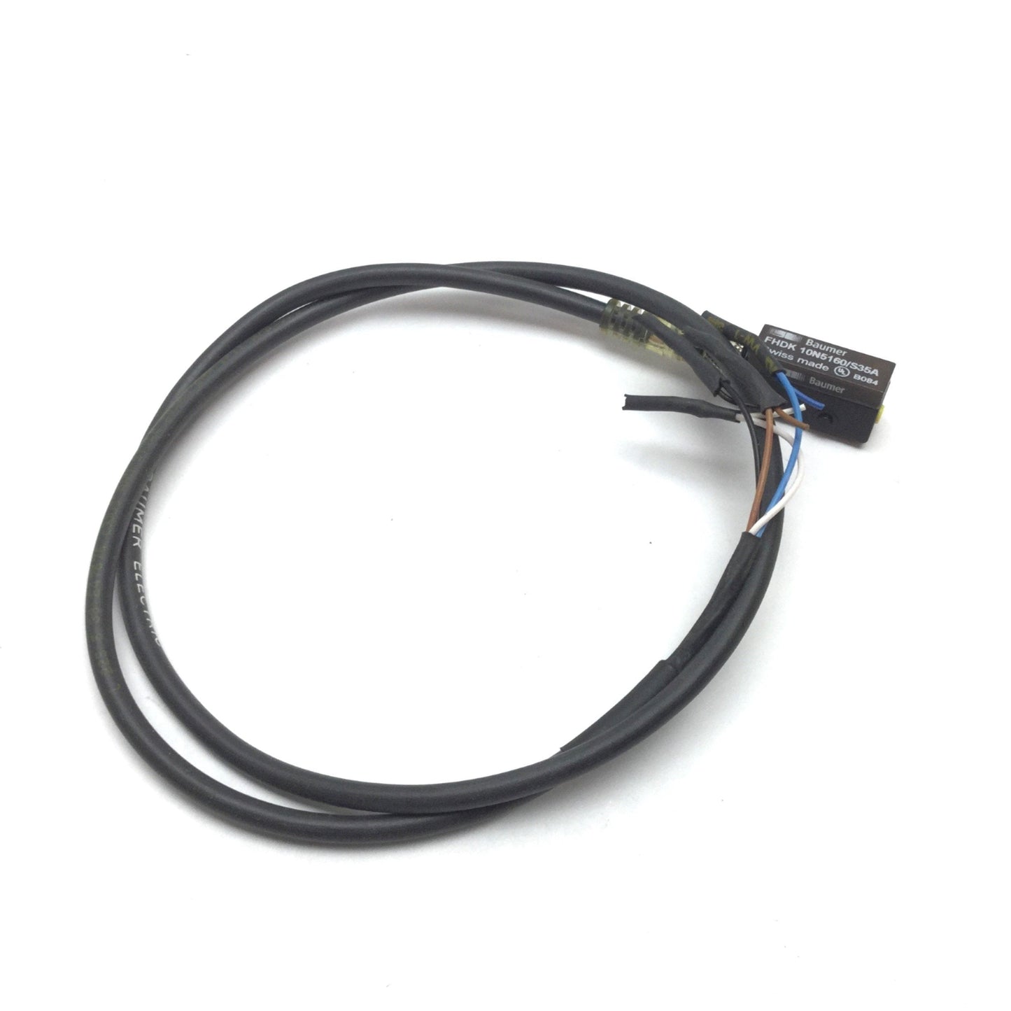 Used Baumer FHDK 10N5160/S35A Photoelectric Diffuse Sensor, 10-30mm, NPN, 10-30VDC