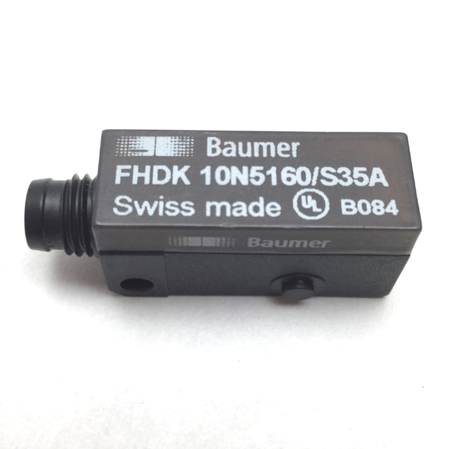Used Baumer FHDK 10N5160/S35A Photoelectric Diffuse Sensor, 10-30mm, NPN, 10-30VDC
