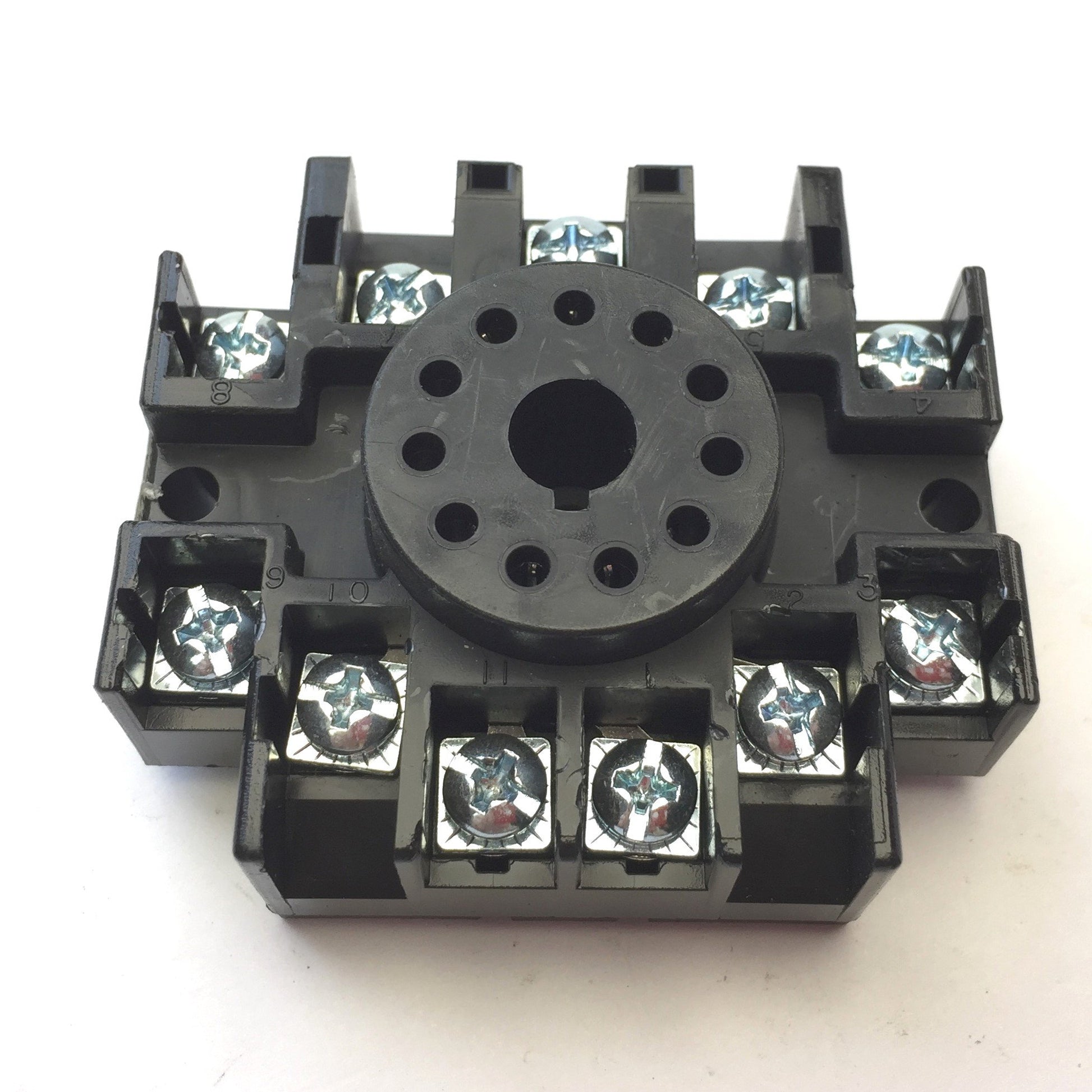 Lot of 4 Custom Connector OT11-PC Relay Socket Base, 11-Pin, 300V 10A ...