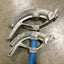 Used IDEAL 74-032 & 74-031 Aluminum Bender Heads, 1/2" & 3/4" Rigid, 3' Handle