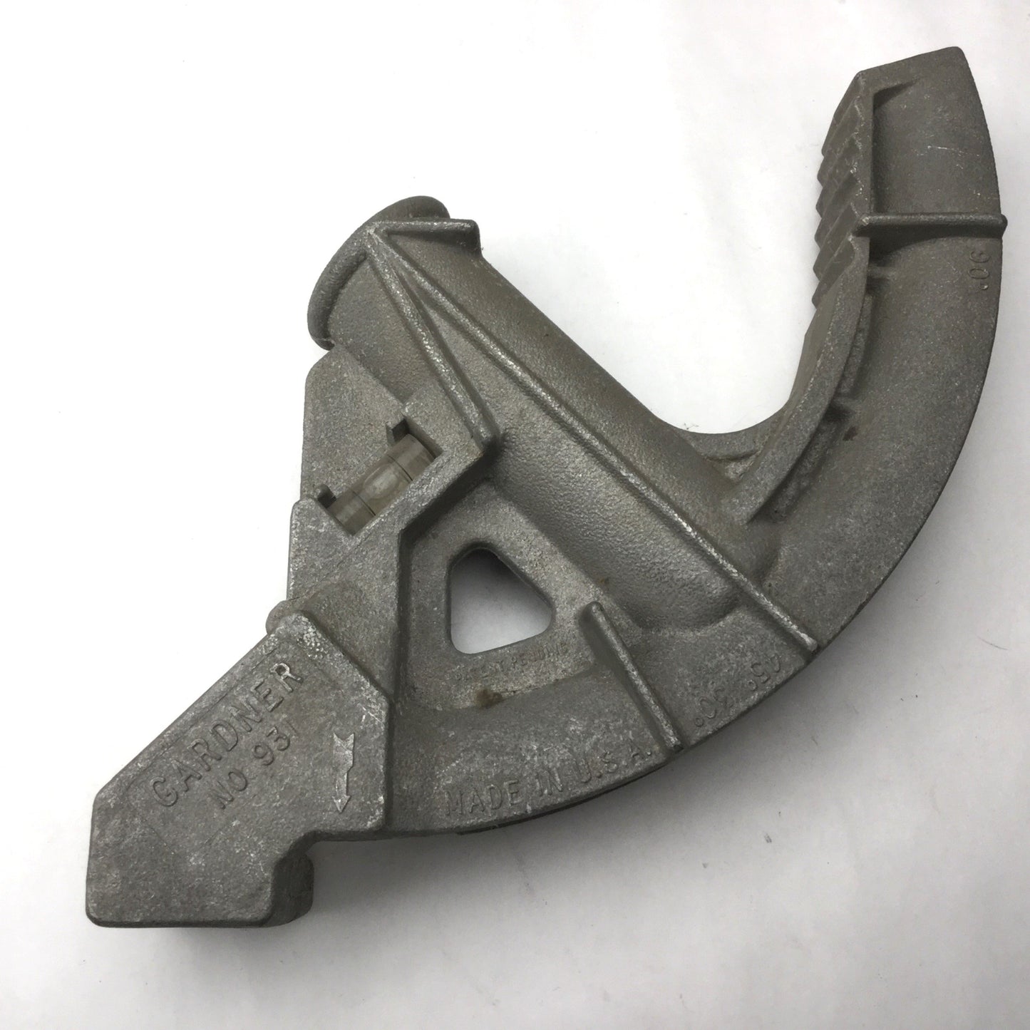 Used Gardner 931 Aluminum Bender Head, 1/2" Rigid, 3/4" Thinwall, With Bubble Level