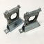 Used Lot of 2 SMC Y600T Modular Filter/Regulator Mounting Interface Spacer w/ Bracket