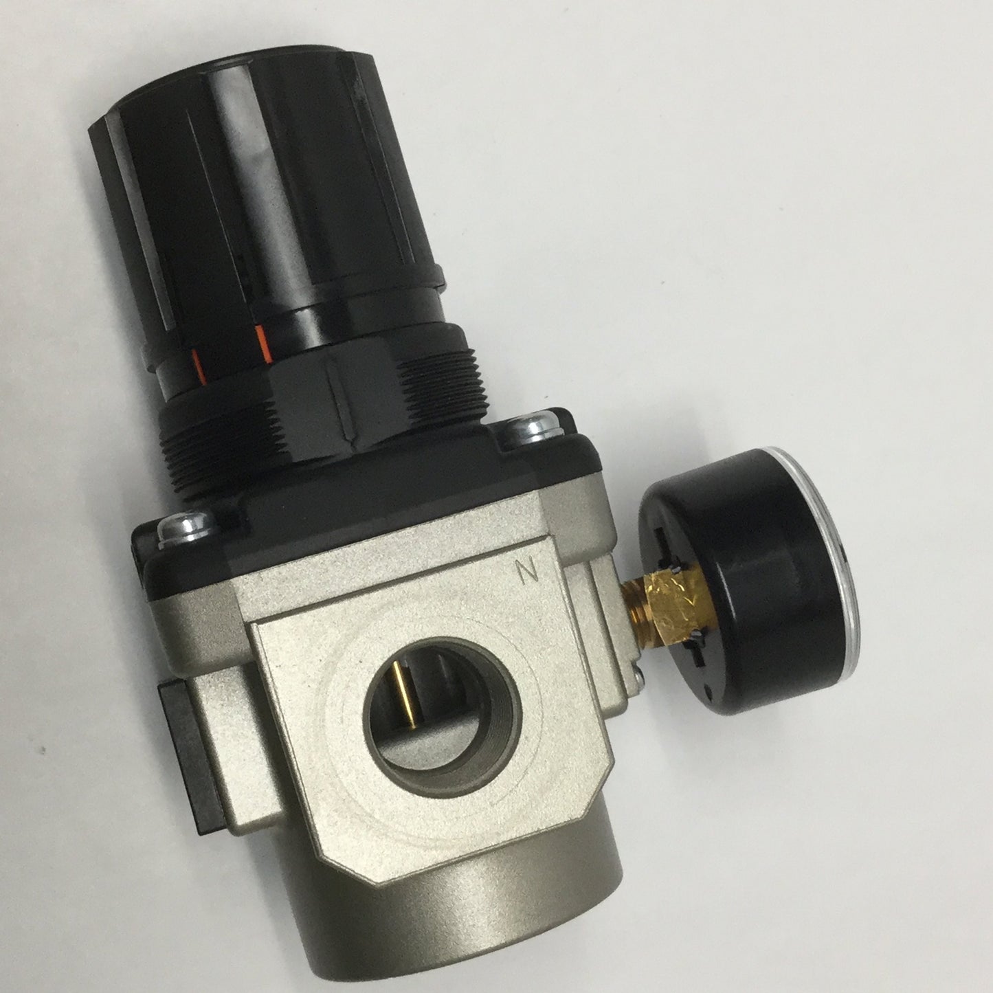 Used SMC AR50K-N06-Z Regulator AR Mass Pro w/ Backflow Function, 3/4" NPT, 7-125psi