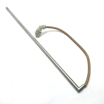 New – Open box Rod Cartridge Heater, 620mm Long x 12.6mm Diameter, 1500W 120V, 4-Pin Male