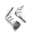 New Lot of 2 Hoffman QTP90KITBLK Corner Splice Bar Kit, Color: Black, 90 Degree