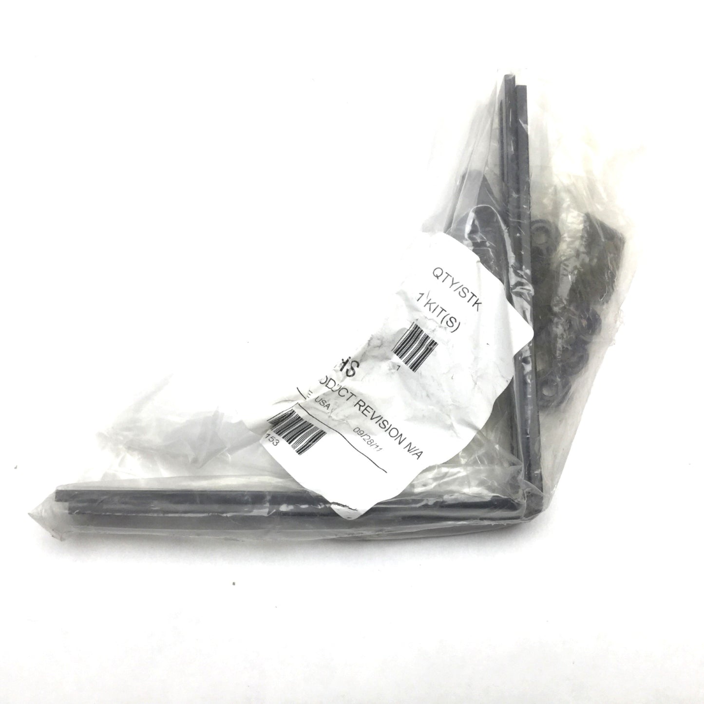 New Lot of 2 Hoffman QTP90KITBLK Corner Splice Bar Kit, Color: Black, 90 Degree