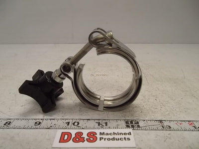 Used Five Star 2" T-Bolt Stainless Sanitary Clamps