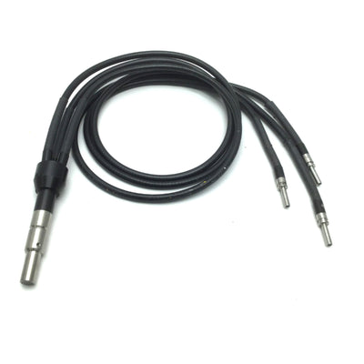 Used Dymax 38477 UV Curing Liquid Light Guide 3-Pole 1m 3x 3mm Bundle D-Style, Damage