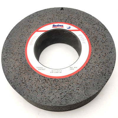 New Radiac K427657 Centerless Grinding Wheel 12x3x5 70 Grit C70 L800 V4 527373