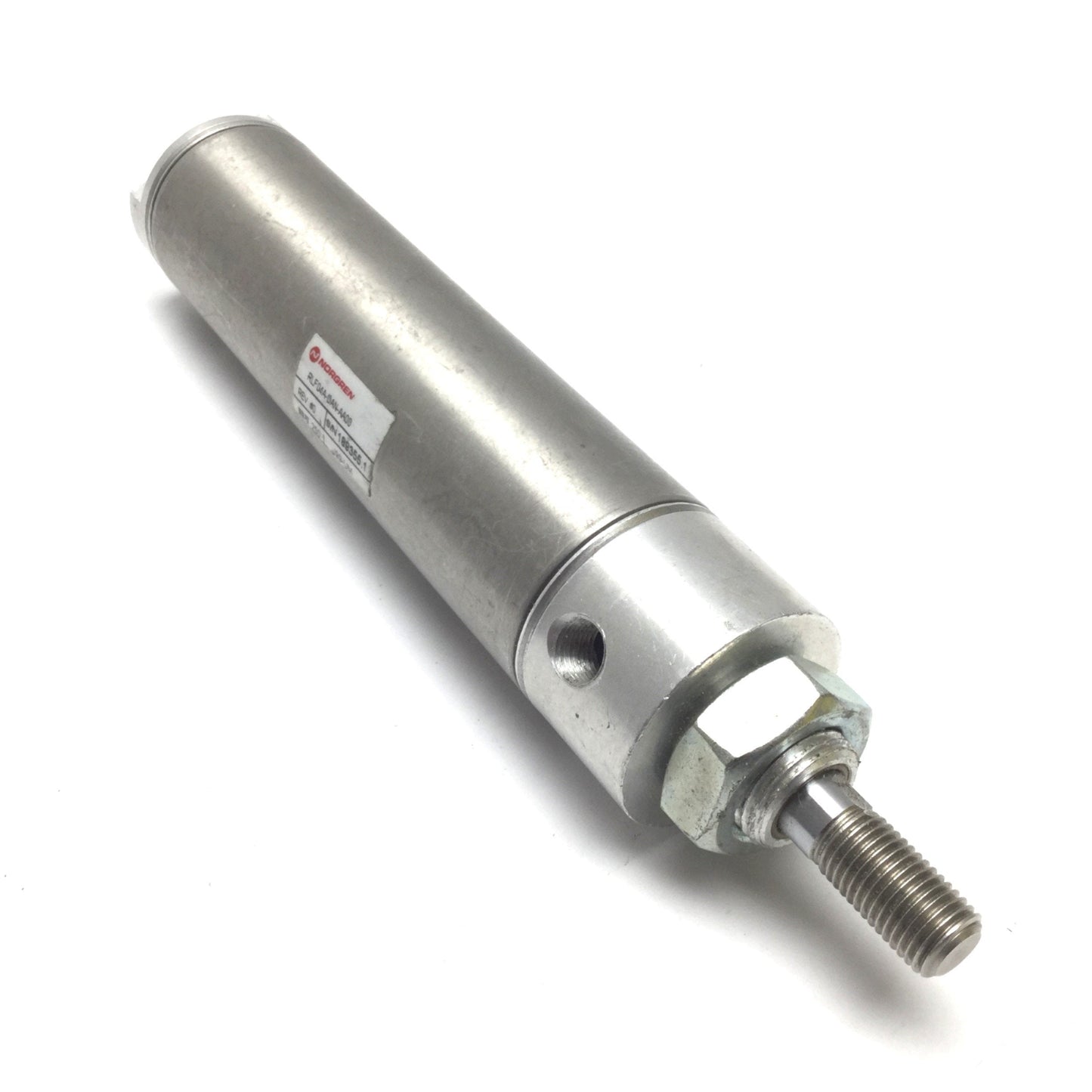 Used Norgren RLF04A-DAN-AA00 Pneumatic Cylinder, Bore 1.5", Stroke 4", Ports 1/8" NPT