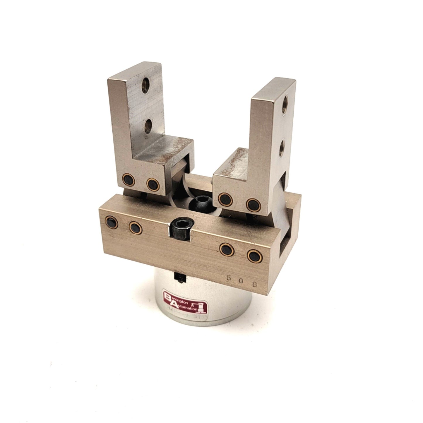 Used Barrington Automation B-2P-VJ-R Pneumatic Parallel Gripper 60-100psi Stroke 1.3"