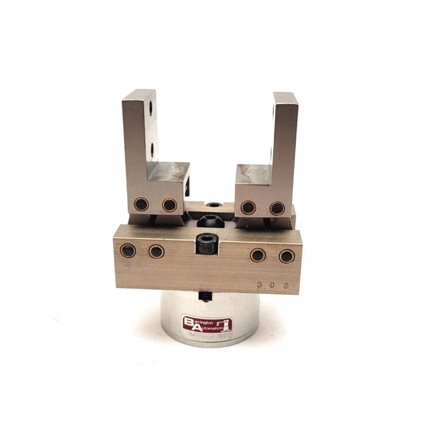 Used Barrington Automation B-2P-VJ-R Pneumatic Parallel Gripper 60-100psi Stroke 1.3"