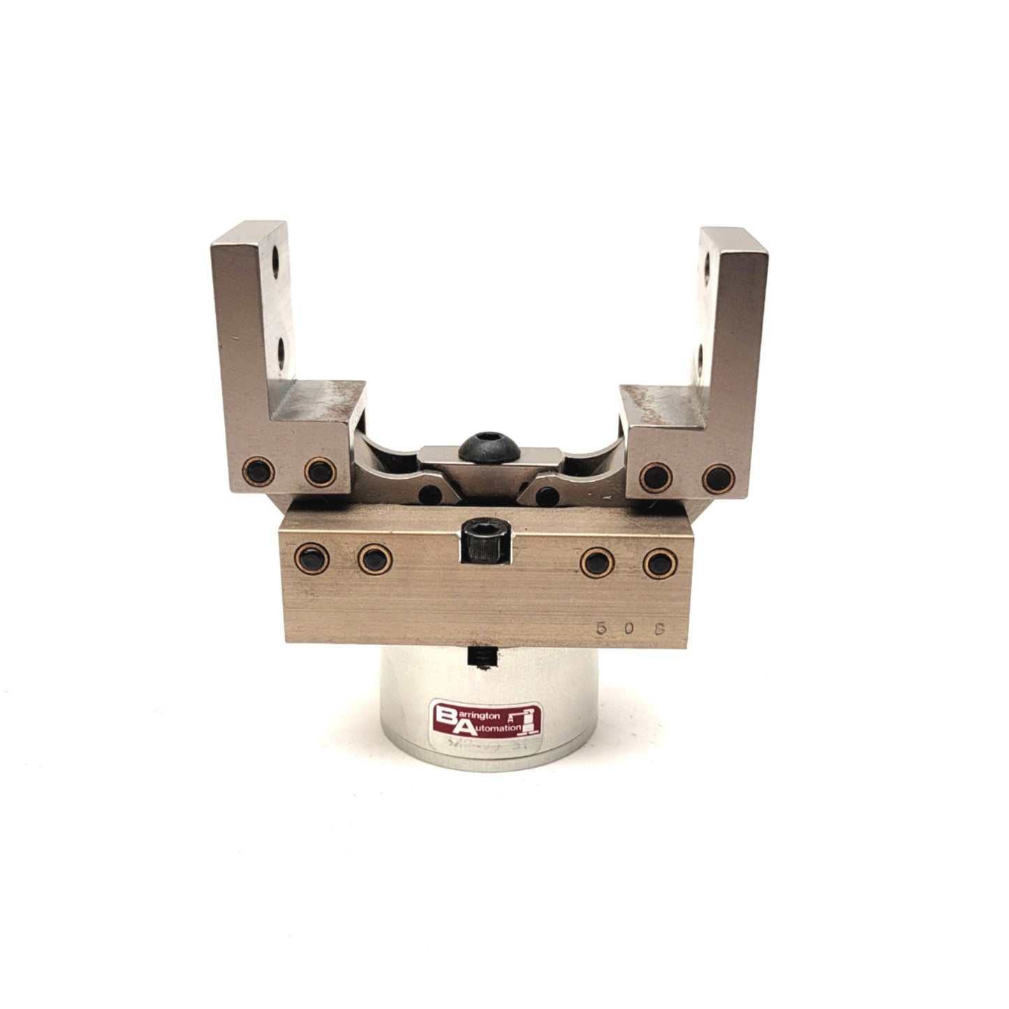 Used Barrington Automation B-2P-VJ-R Pneumatic Parallel Gripper 60-100psi Stroke 1.3"