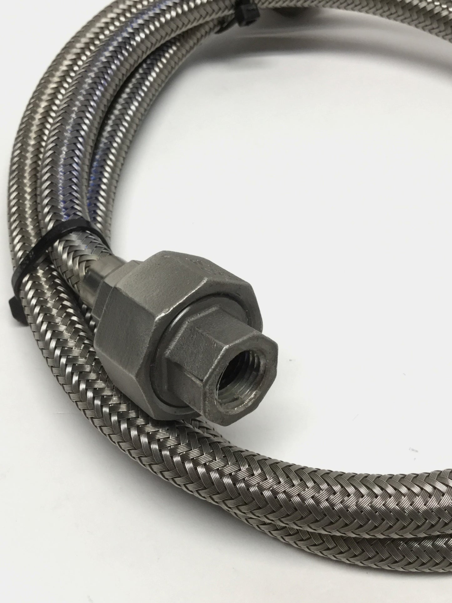 Used Hose Master AF5750 Annuflex Stainless Steel Corrugated 1/4" Braided Hose, 4ft