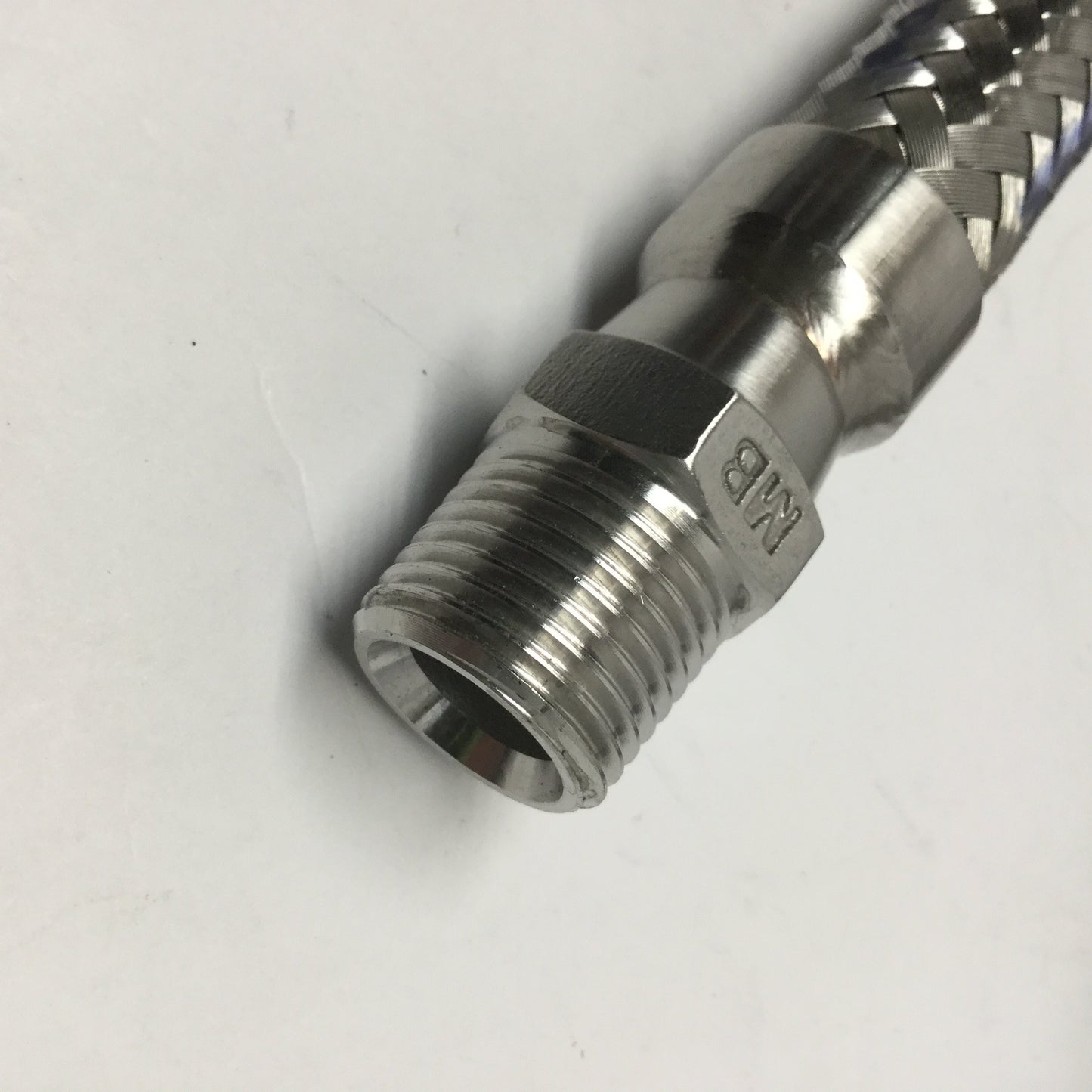 New – Open box Hose Master AF5750 Annuflex Stainless Steel Corrugated 1/2"NPT Braided Hose, 5ft