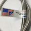 New – Open box Hose Master AF5750 Annuflex Stainless Steel Corrugated 1/2"NPT Braided Hose, 5ft