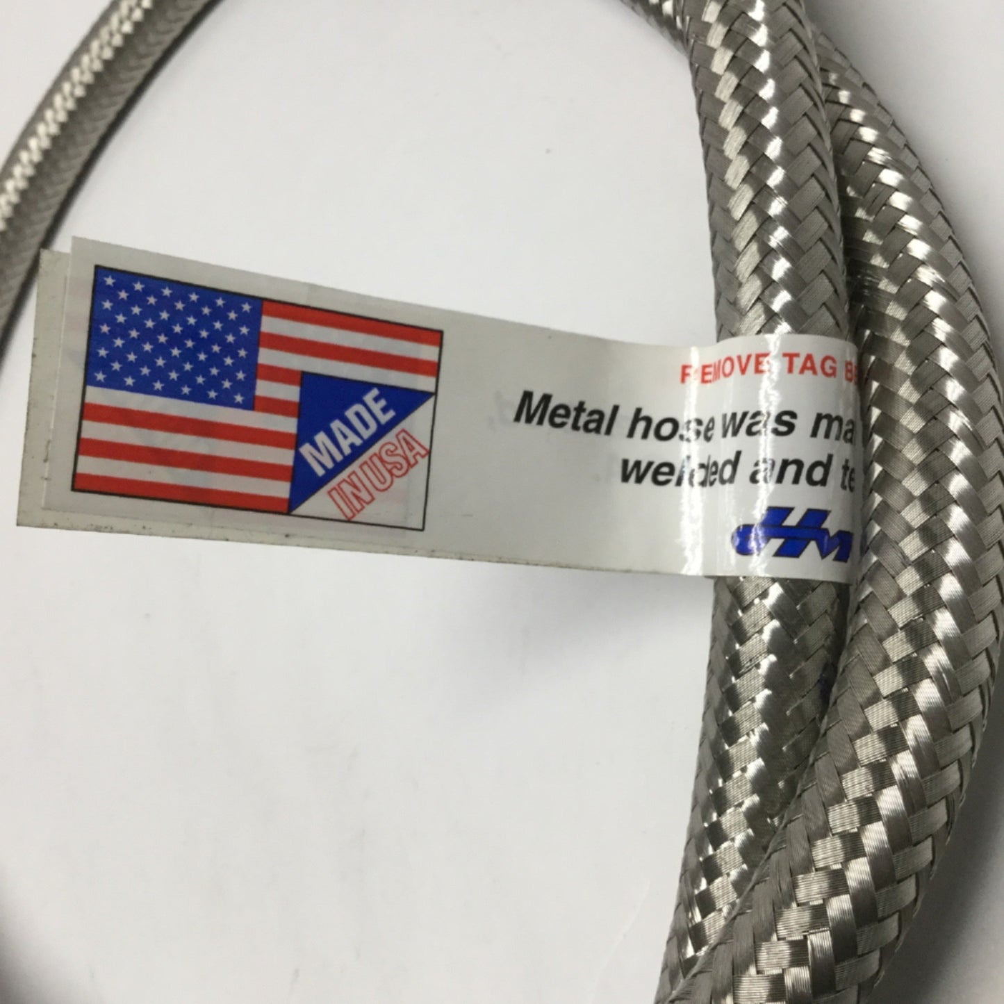 New – Open box Hose Master AF5750 Annuflex Stainless Steel Corrugated 1/2"NPT Braided Hose, 5ft