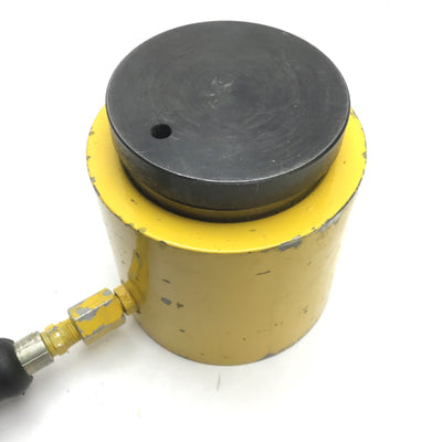 Used Enerpac LS5006 Load Cell, Capacity: 100,000 lbs, With 6ft Hose and Gauge