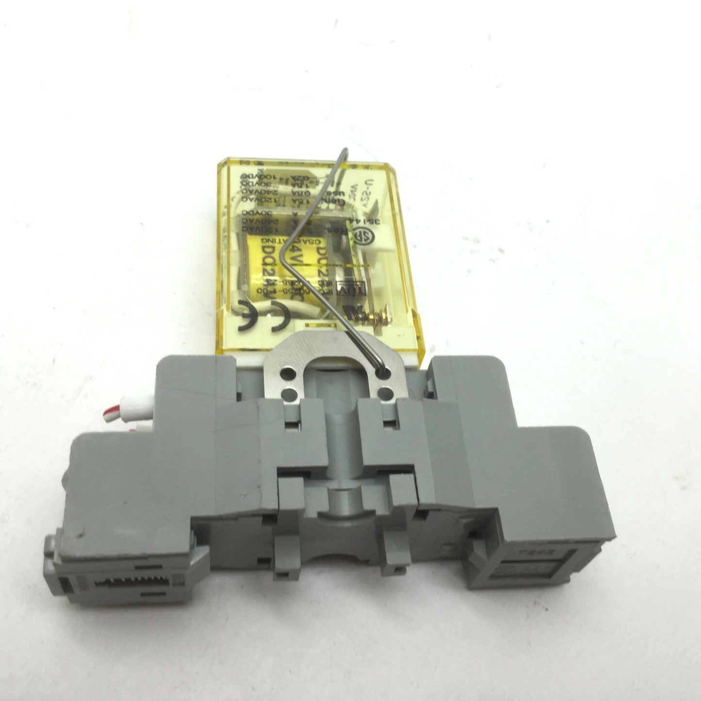 Used Lot of 2 Idec RY2-U Ice Cube Relays, 3A 24VDC Coil w/ SY2S-05 Socket Bases