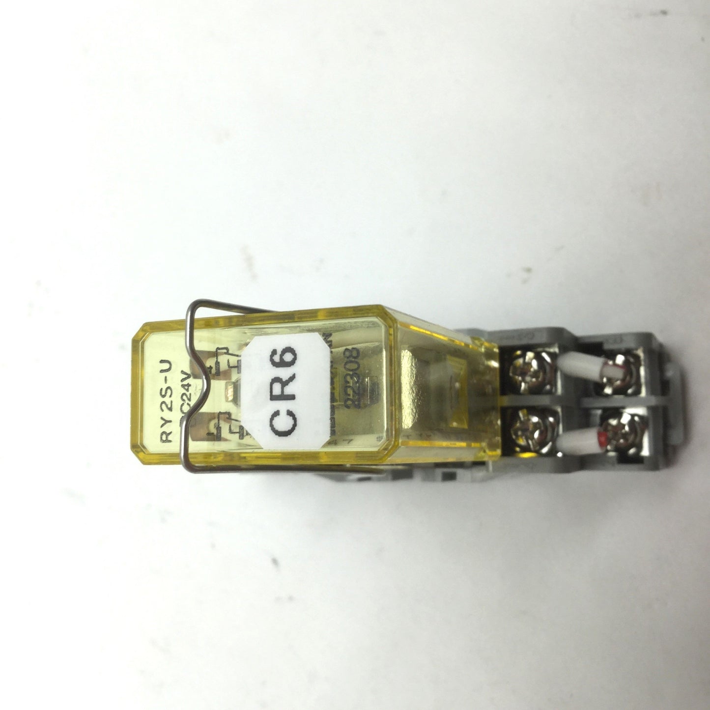 Used Lot of 2 Idec RY2-U Ice Cube Relays, 3A 24VDC Coil w/ SY2S-05 Socket Bases