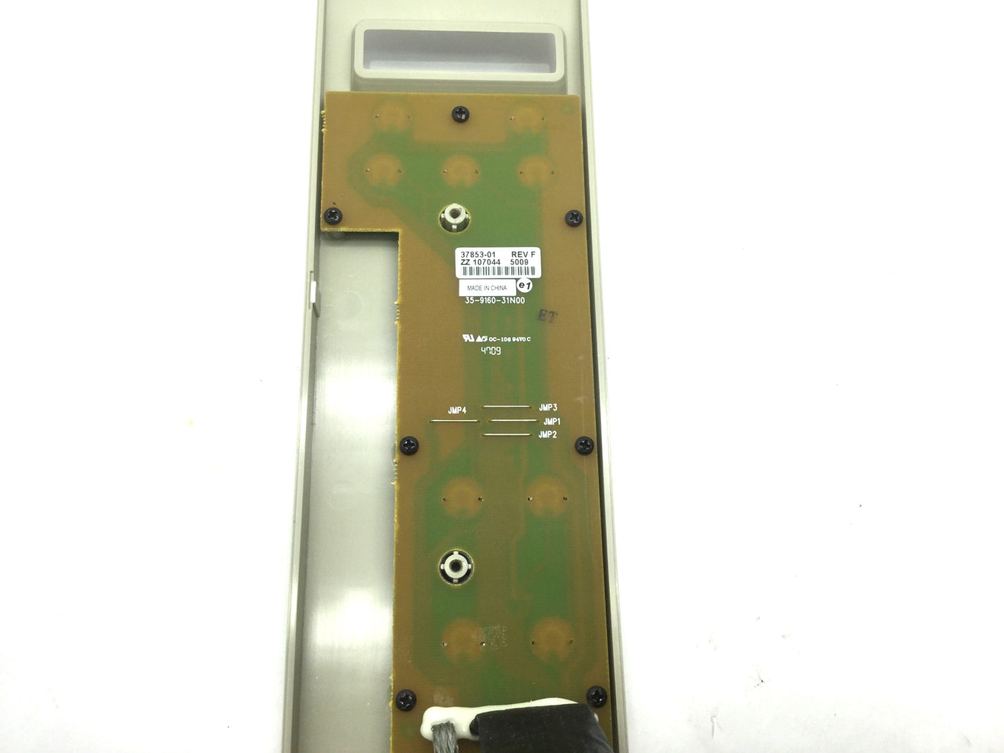 Used Zebra 37853-01 Rev F Front Panel & 34227 LCD Display 170xill/170xilll Printer