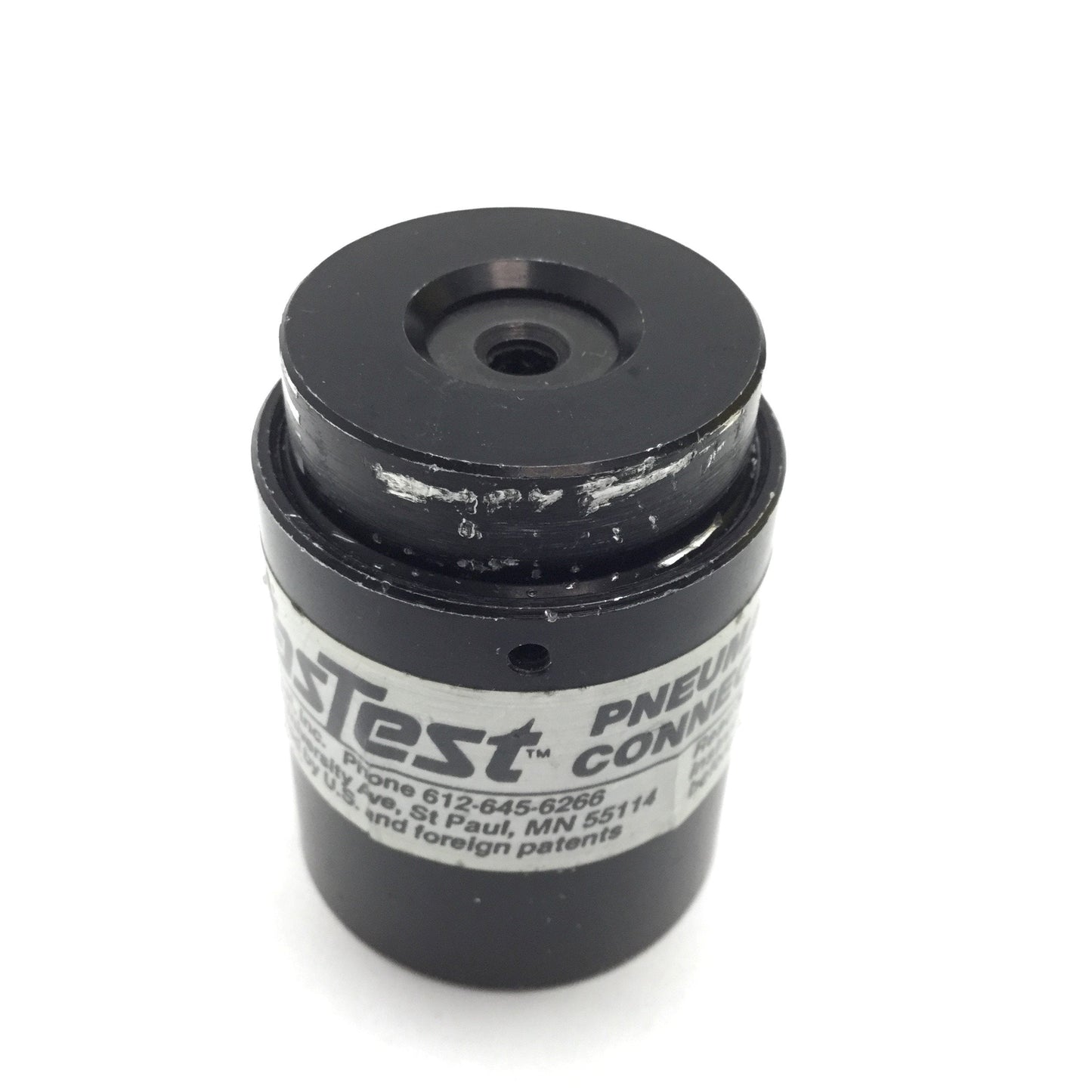 Used FasTest FE01 External Pneumatic Base Connector, 1/8" NPT, Sealing: 0.1-0.18"