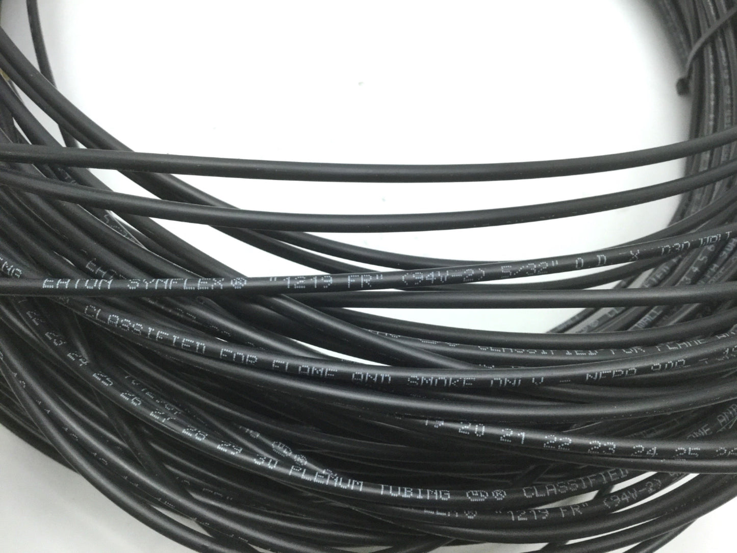 New – Open box Synflex 1219 FR (94V-2) 5/32"O.D. x 0.030" Flame Retardant Plenum Tubing 490FT