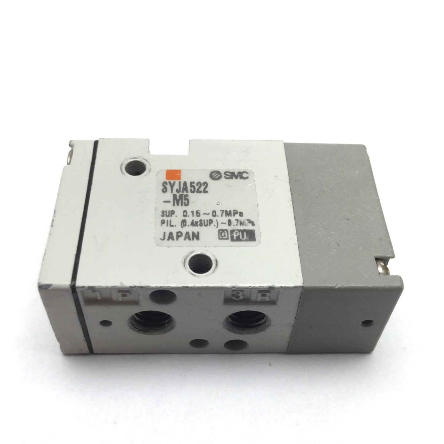 Used SMC SYJA522-M5 Pneumatic Pilot Valve, 2-Position 3-Port N/O 0.15-0.7MPa M5x0.8