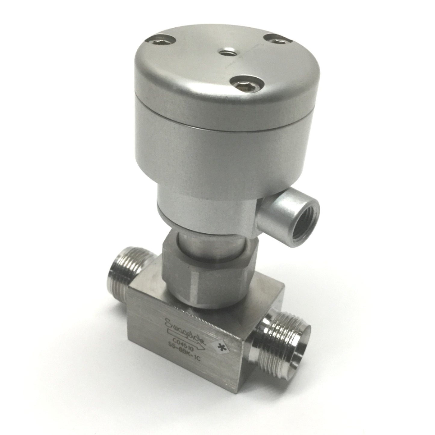 Used Swagelok SS-8BK-1C Sealed Bellows Valve 2-Way NC, 316 Stainless Steel, 1/2" Tube