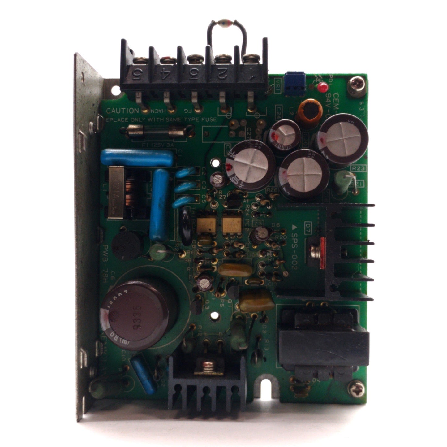 Used NEMIC-LAMBDA RS-9-5/AL DC Power Supply, Output: 5VDC 5A, Input: 85-132VAC
