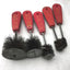 Used Lot of 5 Mill-Rose Metal Wire Fitting Brushes, 3/8", 3/4", 1", 1-1/2", 2" ID