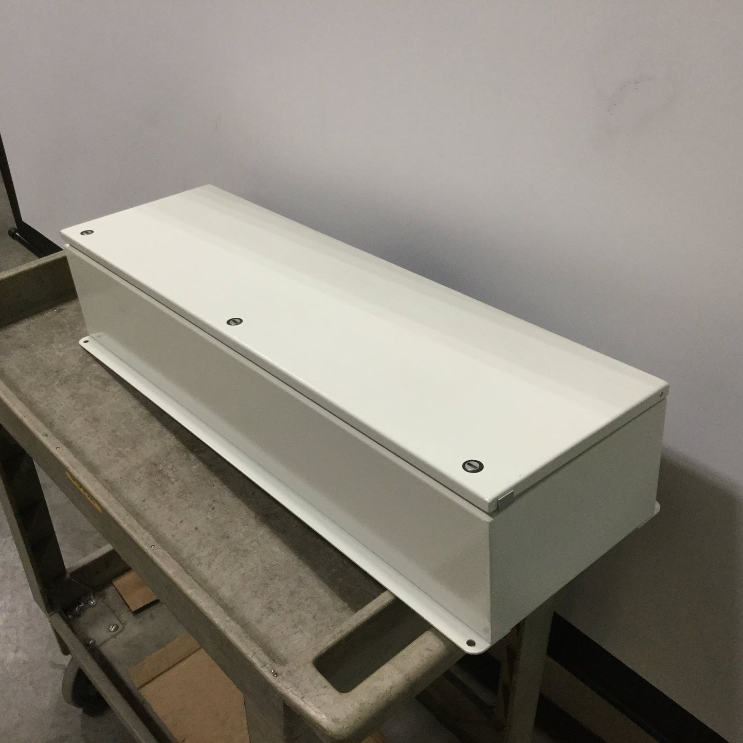 Used Hoffman LHC237716 Electrical Enclosure, 230mm x 770mm x 160mm, Steel, *Holes*