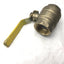 Used Watts LF FBV-3C Threaded Ball Valve, 1-1/2", Bronze, 600WOG, 1/2PSI