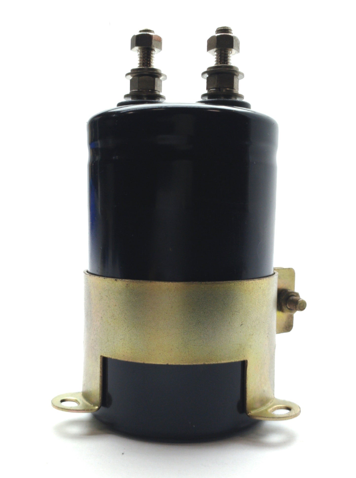 Used Nitsuko PWR3B Electrolytic Capacitor, 470μF, 450VDC, ø2 1/16 x 4 7/32" w/Bracket