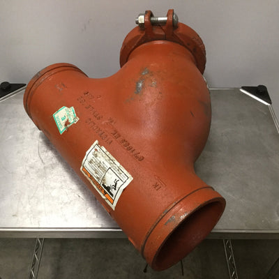 New – Open box Victaulic Series 732 WYE Type Strainer 6" Gasket: EPDM, *No Basket