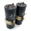 Used Lot of 2 Hitachi HCGF3A Capacitor, 3300μF, 250VDC, ø2 1/16 x 5 1/8" w/Bracket