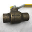 Used Apollo CII 1-1/2 Brass Ball Valve, 600 WOG, Bronze Threaded 1-1/2" NPT