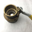 Used Apollo CII 1-1/2 Brass Ball Valve, 600 WOG, Bronze Threaded 1-1/2" NPT