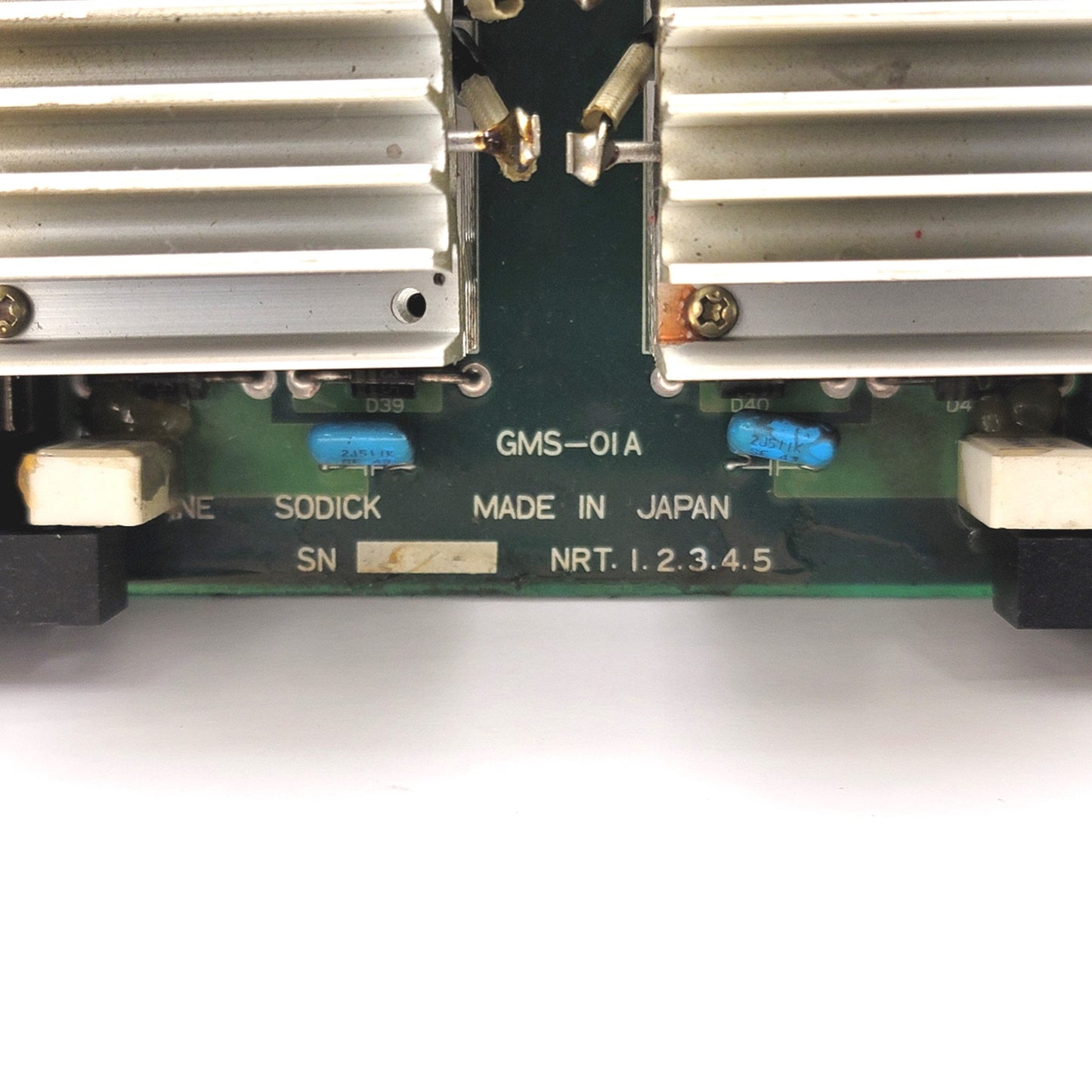 Used Sodick GMS-01A TJL0555 Ver. 2 Wire EDM Servo Drive Board From EX 21 Controller