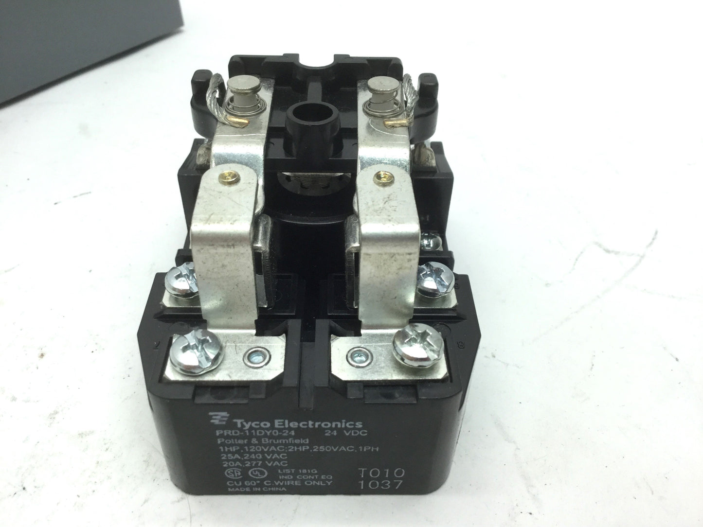 New – Open box TE Connectivity PRD-11DY0-24 Power Relay Coil: 24VDC NO NC W/ Dustcover