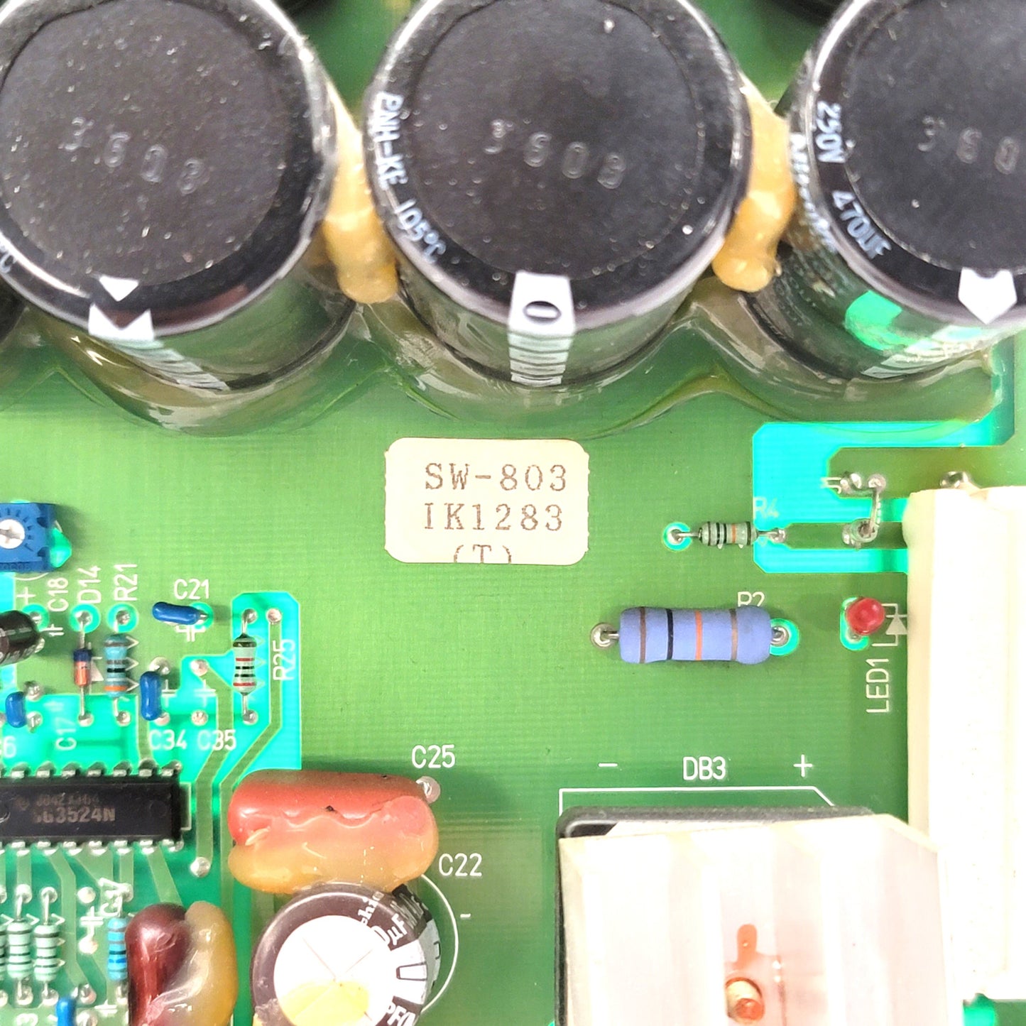 Used Fine Sodick SW-803-B Wire EDM Power Module Board From DX 21 Controller