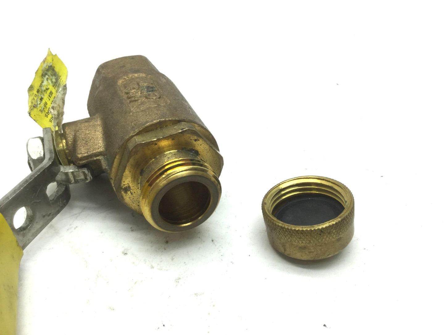 New – Open box Apollo 70-104-HC Inline Ball Valve 3/4" NPT to FNPT, Bronze B584, 450 PSI CWP