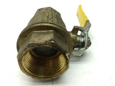 New – Open box Apollo Inline Ball Valve Bronze 1/2" FNPT to FNPT