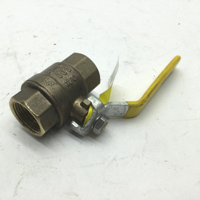 New – Open box Apollo 94ALF-104-01A Inline Ball Valve 3/4" FNPT 2-Piece