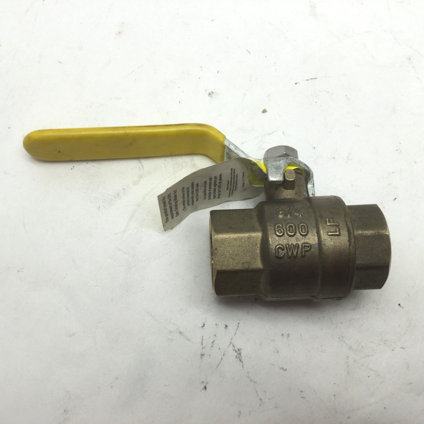 New – Open box Apollo 94ALF-104-01A Inline Ball Valve 3/4" FNPT 2-Piece