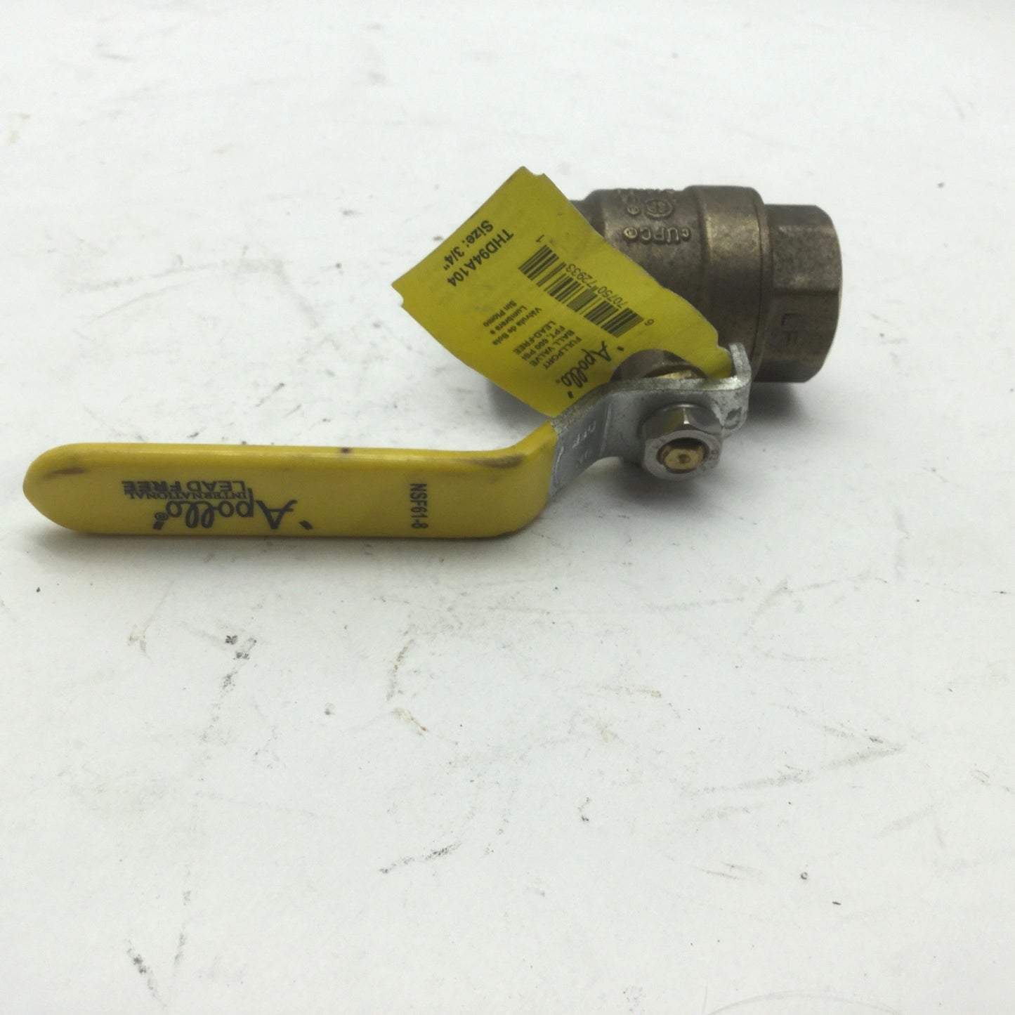 New – Open box Apollo 94ALF-104-01A Inline Ball Valve 3/4" FNPT 2-Piece