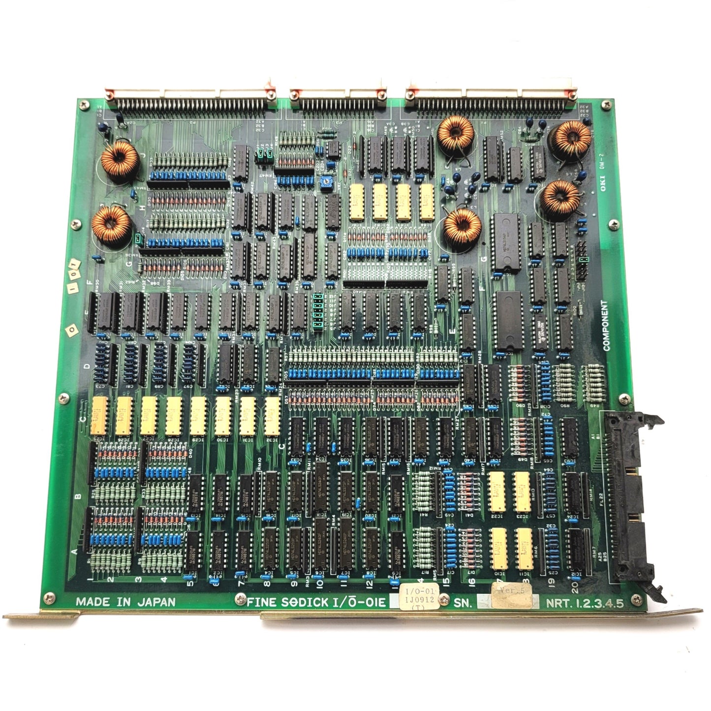 Used Fine Sodick I/O-01E Input Output Board From Sodick EX 21 Wire EDM Controller
