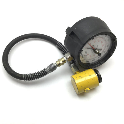 Used Enerpac LS102 Load Cell, Capacity: 2,000 lbs, With 2ft Hose and Gauge