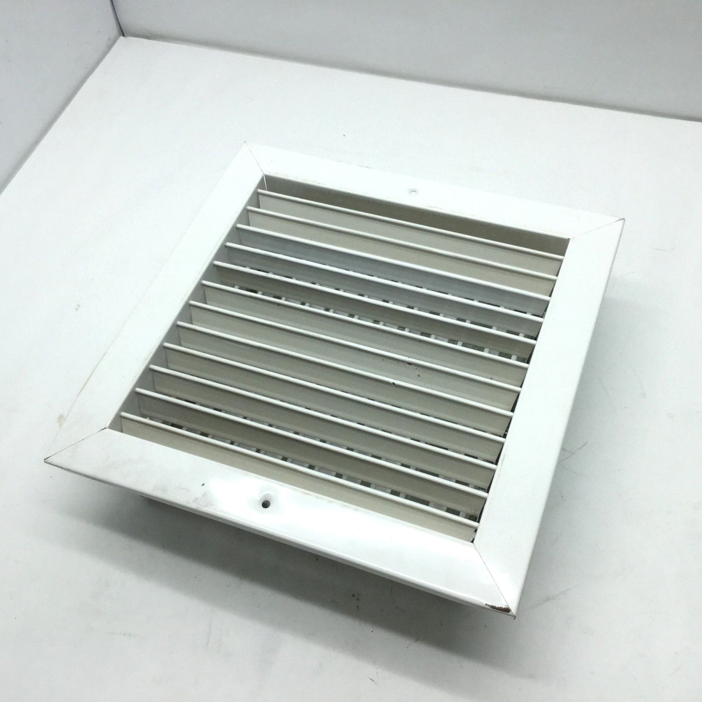 Used Titus 300RS Steel Double Deflection Supply Grille 10" x 10", 3/4" Blade Spacing